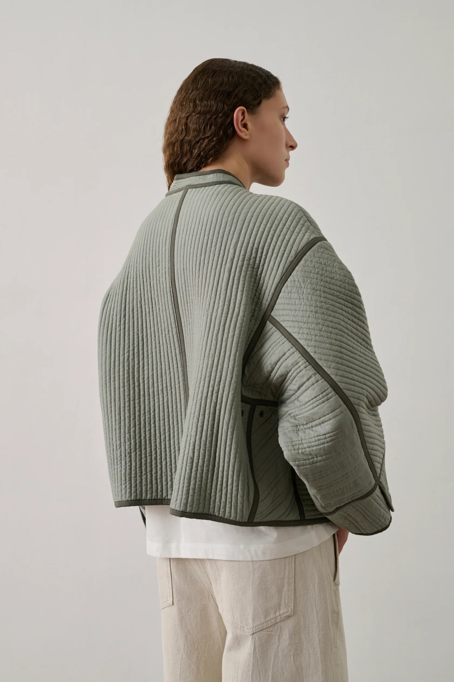 Patchouli Quilted Jacket -  Sage