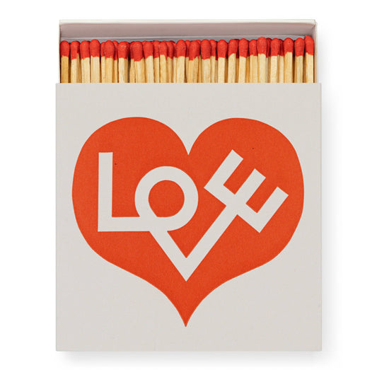 Square Matchbox - Love Heart