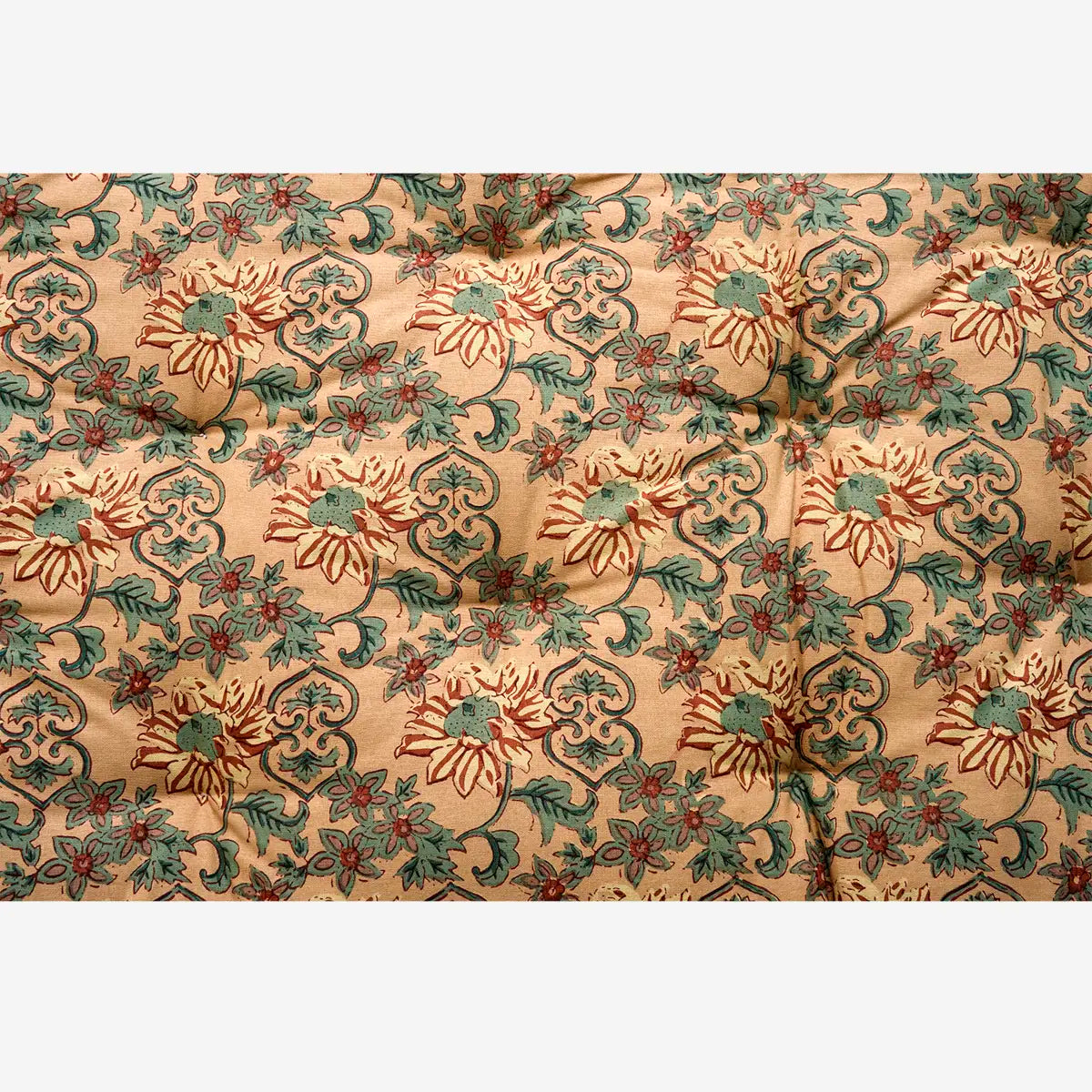 Cotton Mattress - Peach Floral