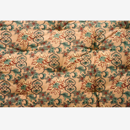 Cotton Mattress - Peach Floral