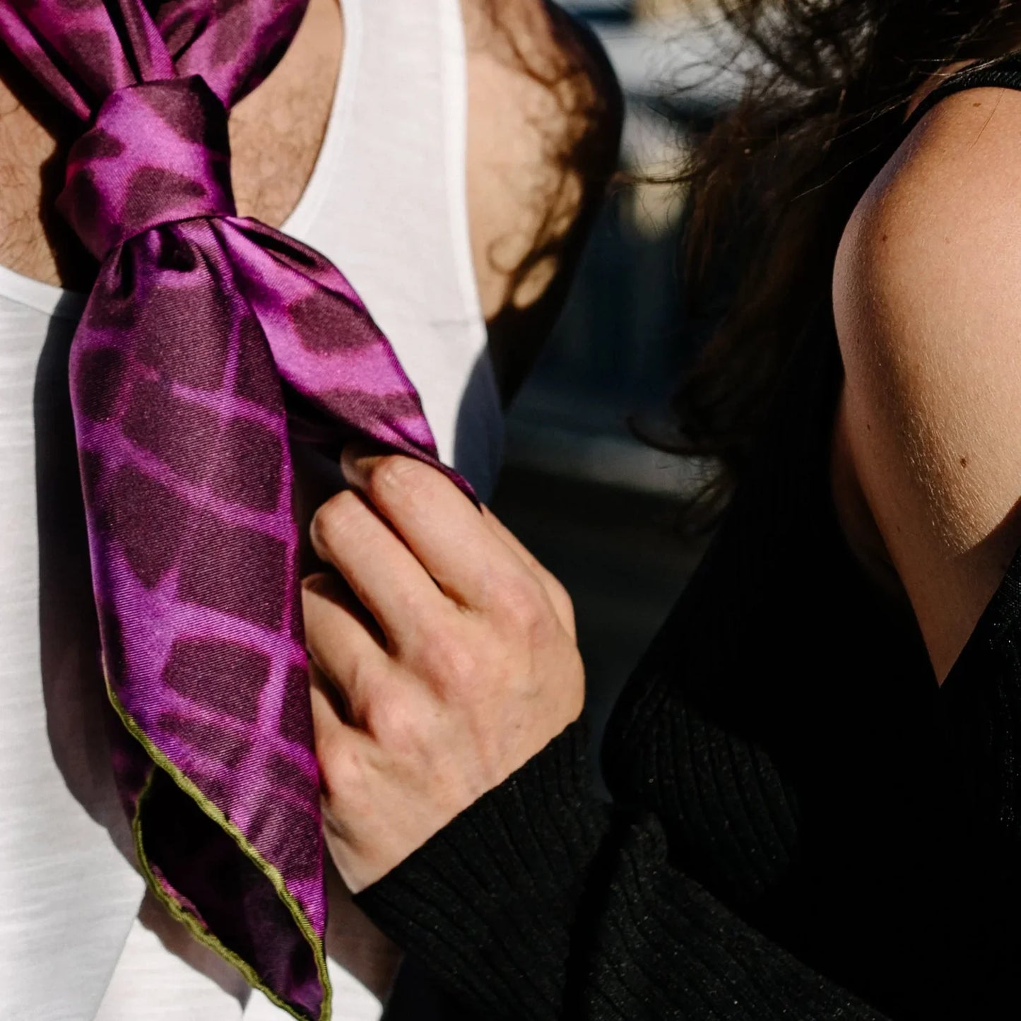 IVRE Silk Scarf - La Vie en Rose