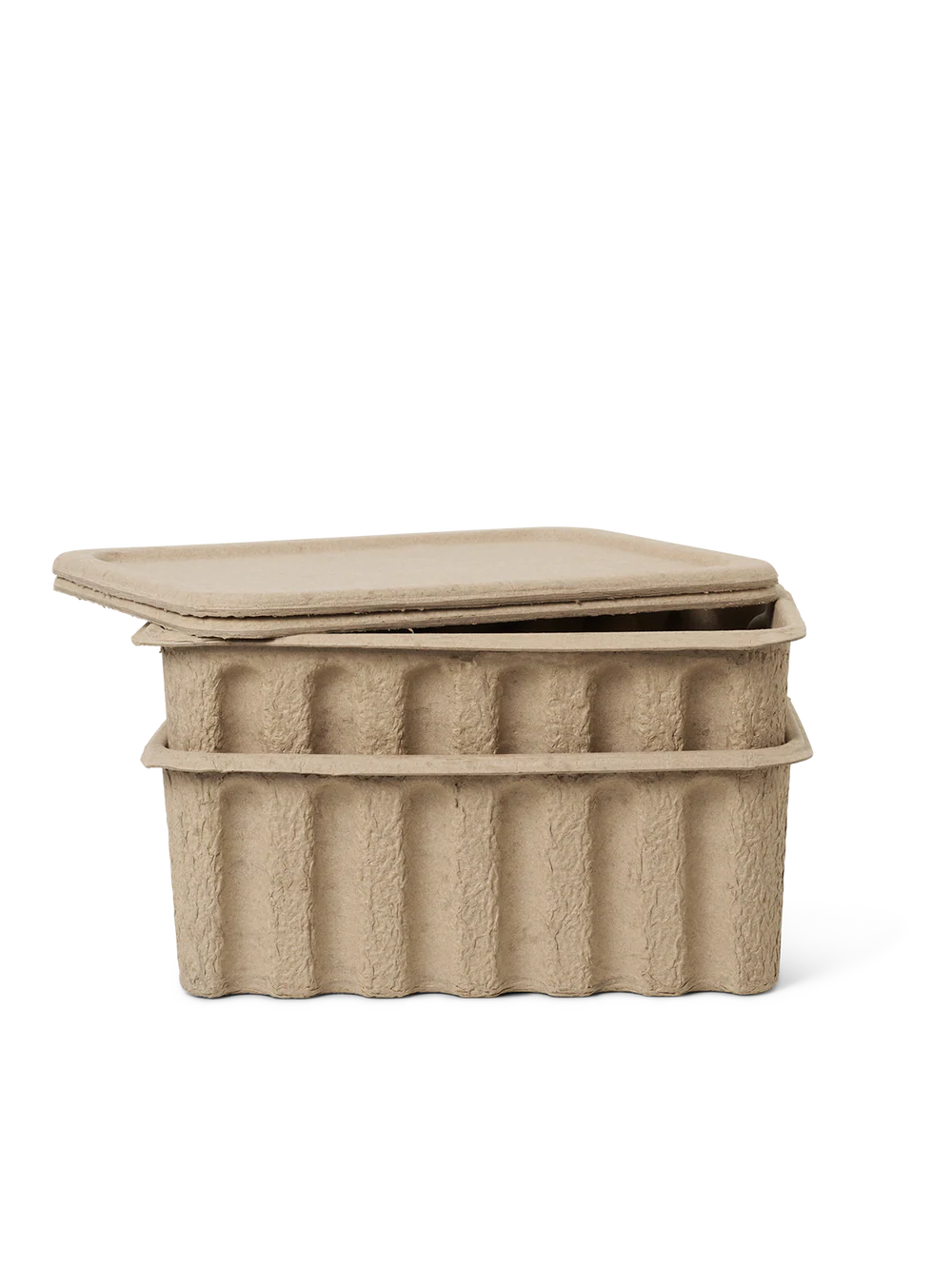Small Paper Pulp Box - Set of Two