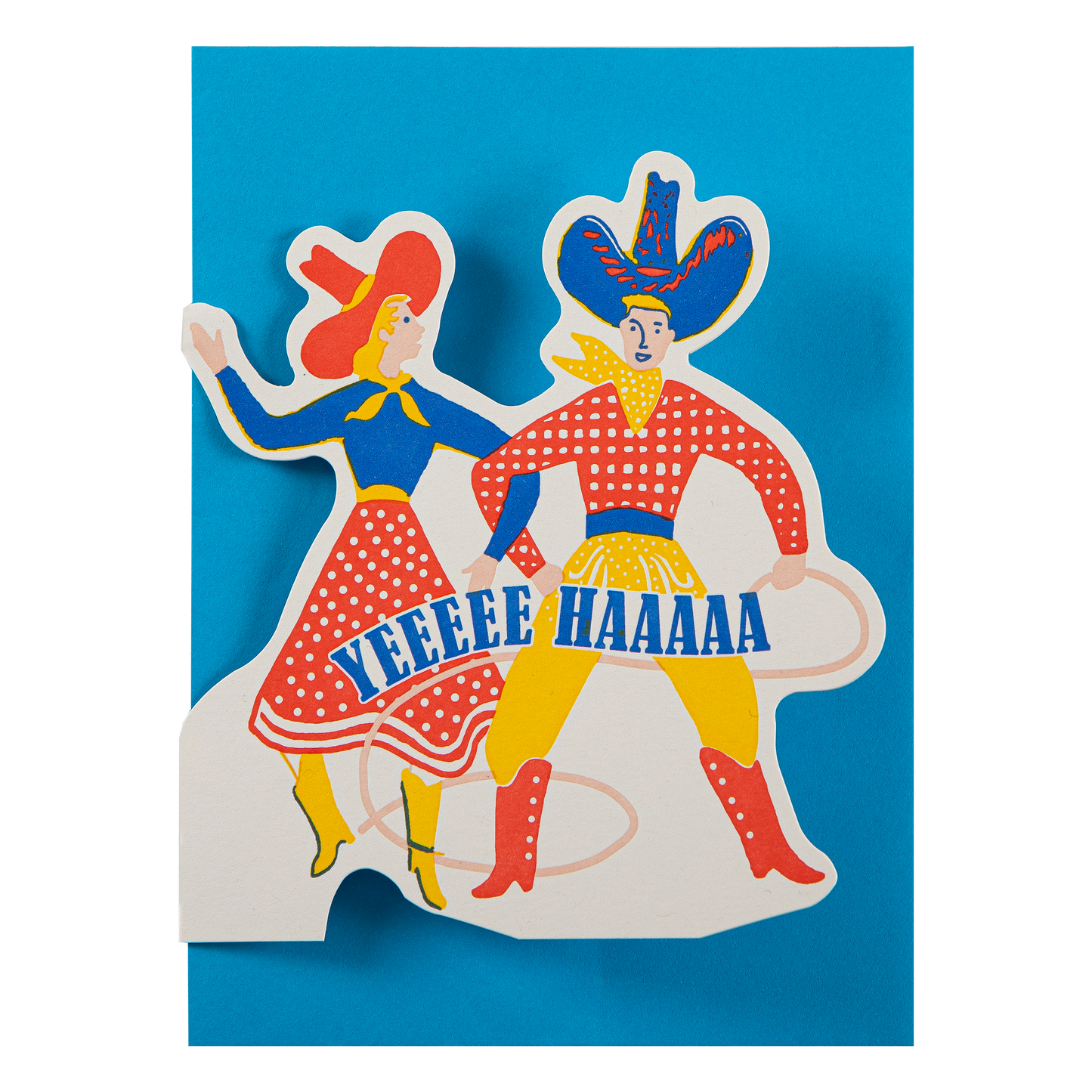 Yee Haa Couple - Greeting Card