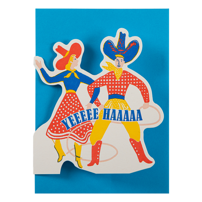 Yee Haa Couple - Greeting Card