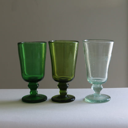 Salaheddin Straight Stemmed Glass - Vert