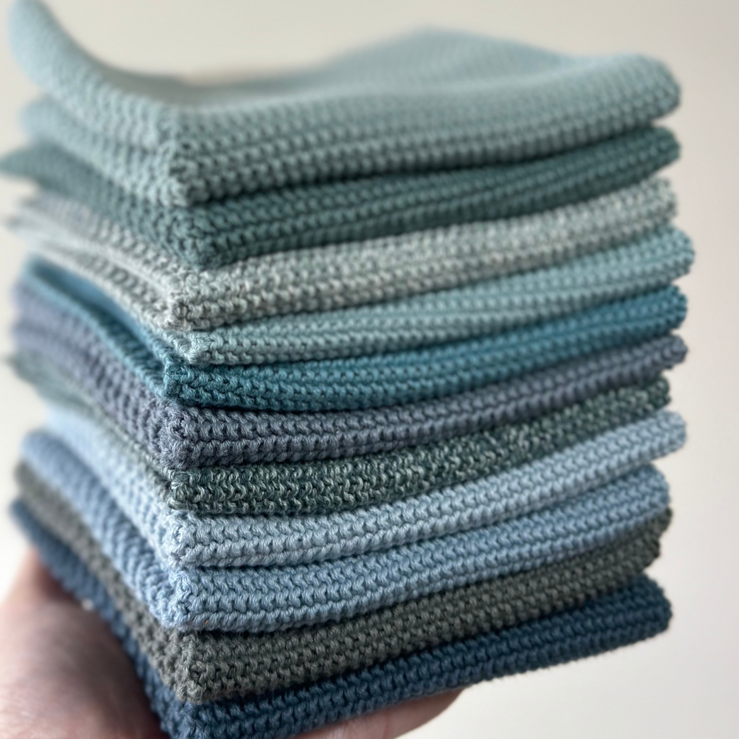 Cotton Dishcloths - Skyway
