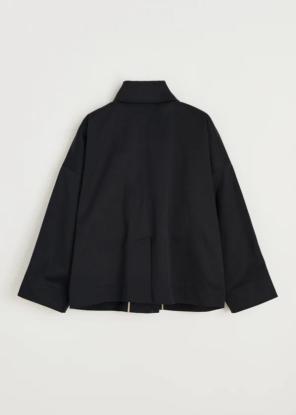 Ritu Jacket Twill - Black Navy