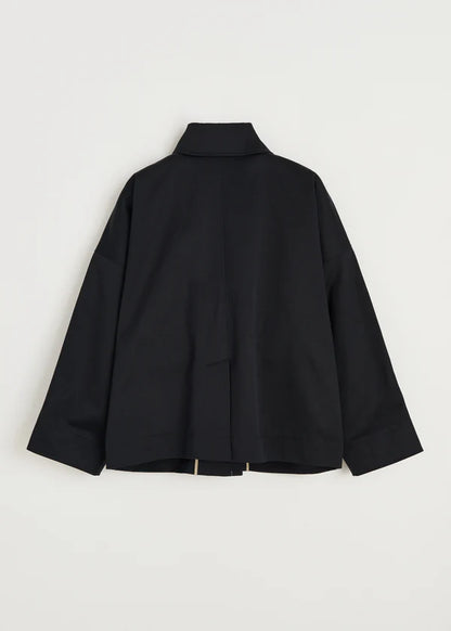 Ritu Jacket Twill - Black Navy