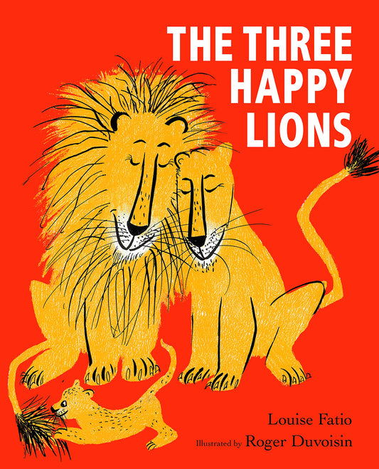 Three Happy Lions Book