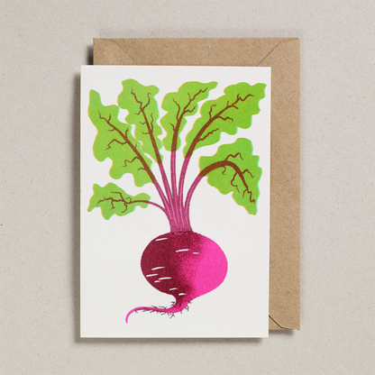 Grow Beetroot - Greeting Card
