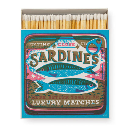 Square Matchbox - Sardines