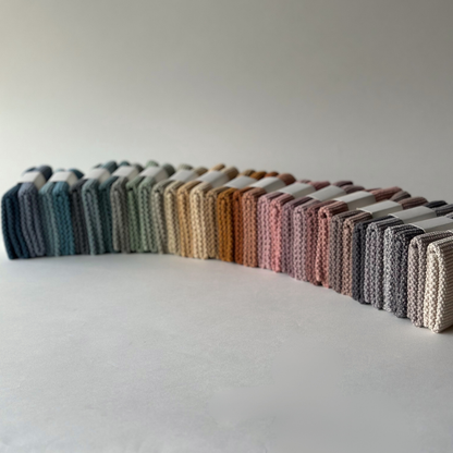 Dishcloths - Organic Cotton - Set of 2 -Knitted Golden Straw