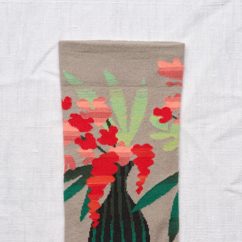 Floral Vase Socks