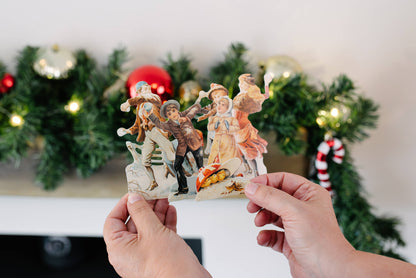 Snowball Fight - 3D Greetings Card