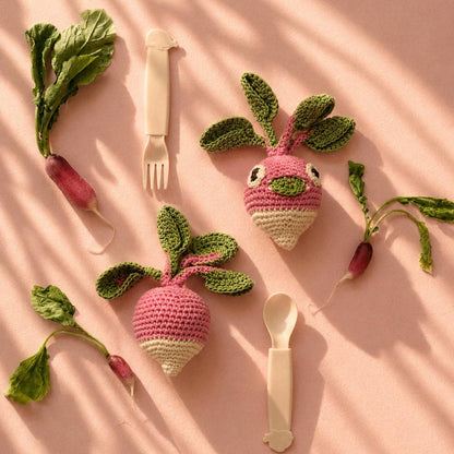 Crochet Rattle - Radish