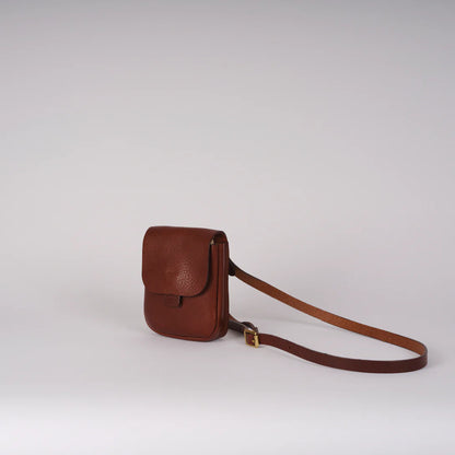 Half Orbed Tab Bag - Chestnut