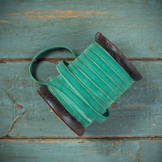 Velvet Ribbon  Aqua