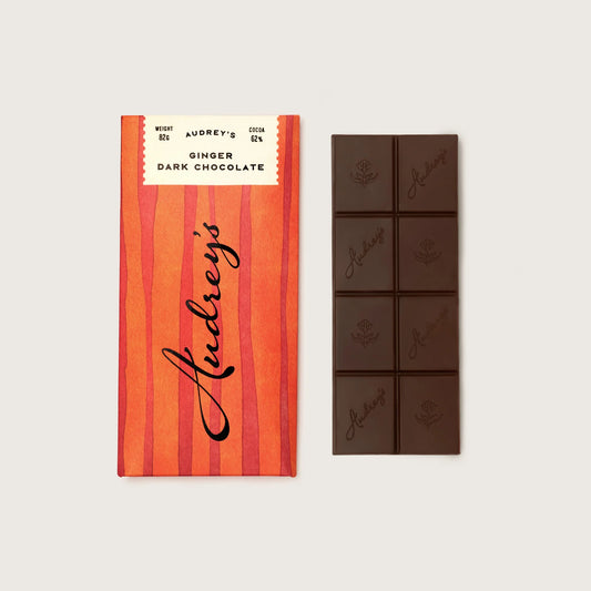 Audrey's 62% Ginger Dark Chocolate