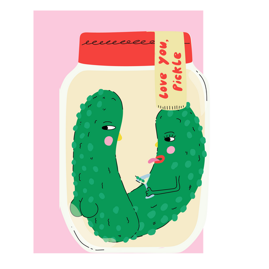 Love You Pickle - Greetings Card
