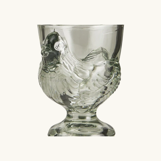 Glass Chicken Egg Cup