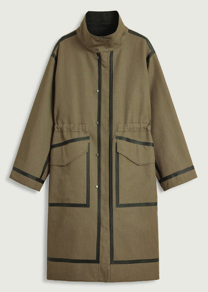 NEW / Luce Coat - Black/Beige