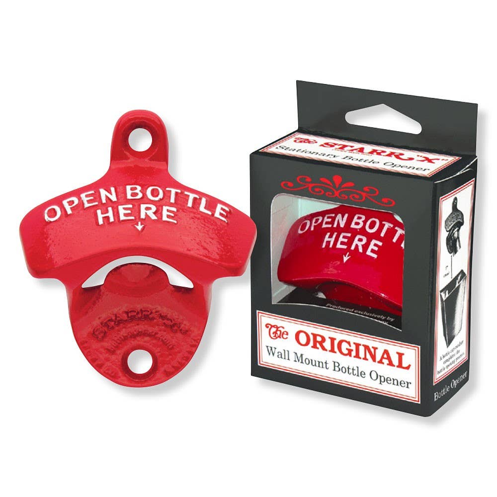 Red Wall Mount Bottle Opener