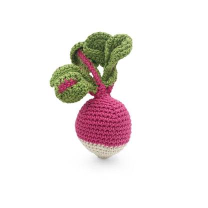 Crochet Rattle - Radish