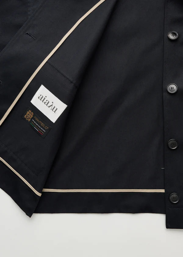 Ritu Jacket Twill - Black Navy