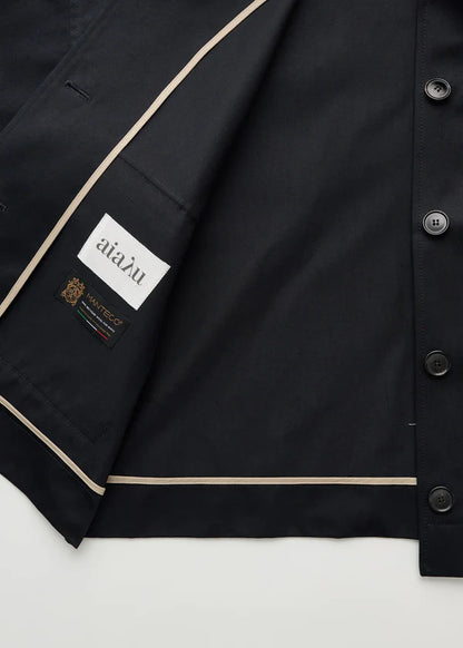 Ritu Jacket Twill - Black Navy