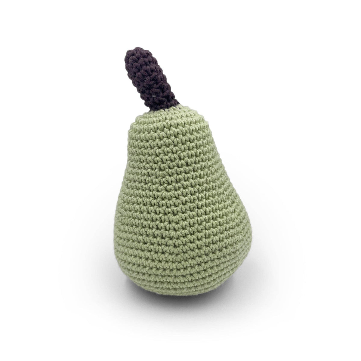Crochet Rattle - Pear