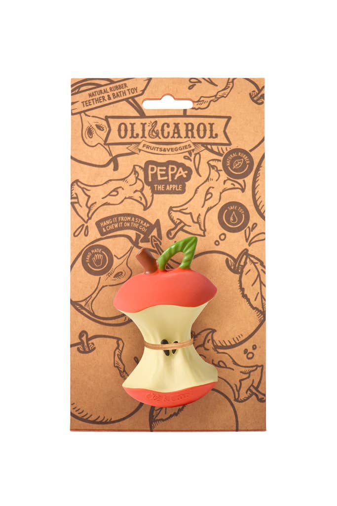 Pepa the Apple - Natural Baby Teether