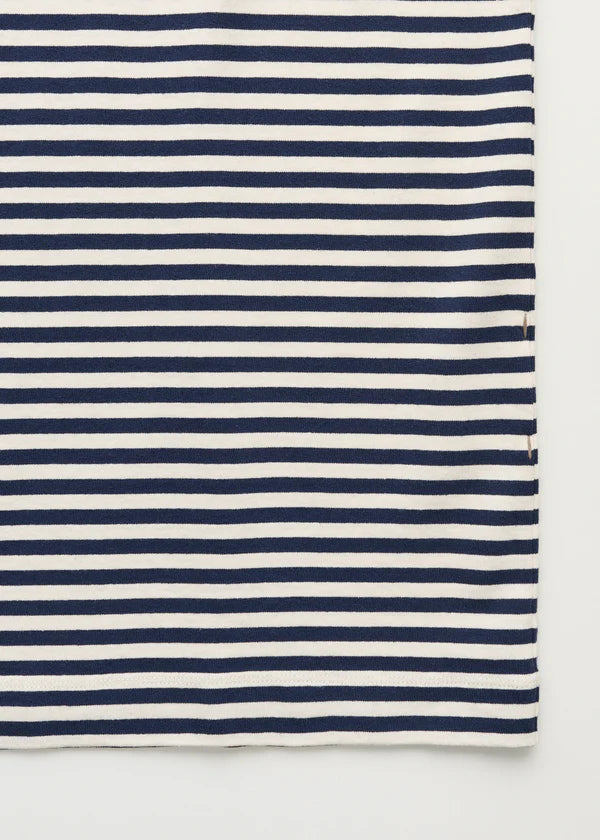 Lui Circular Striped Tee - Mix Night
