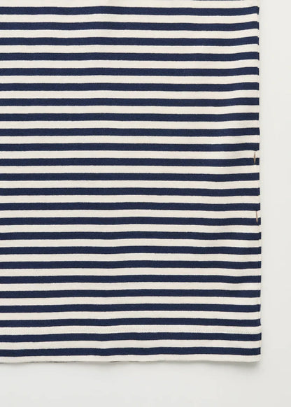 Lui Circular Striped Tee - Mix Night