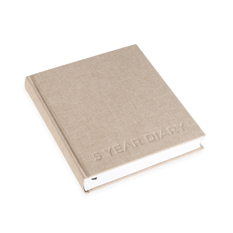 5 Year Diary - Sand Brown