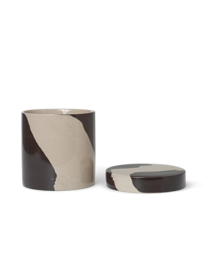 Small Inlay Container - Sand / Brown