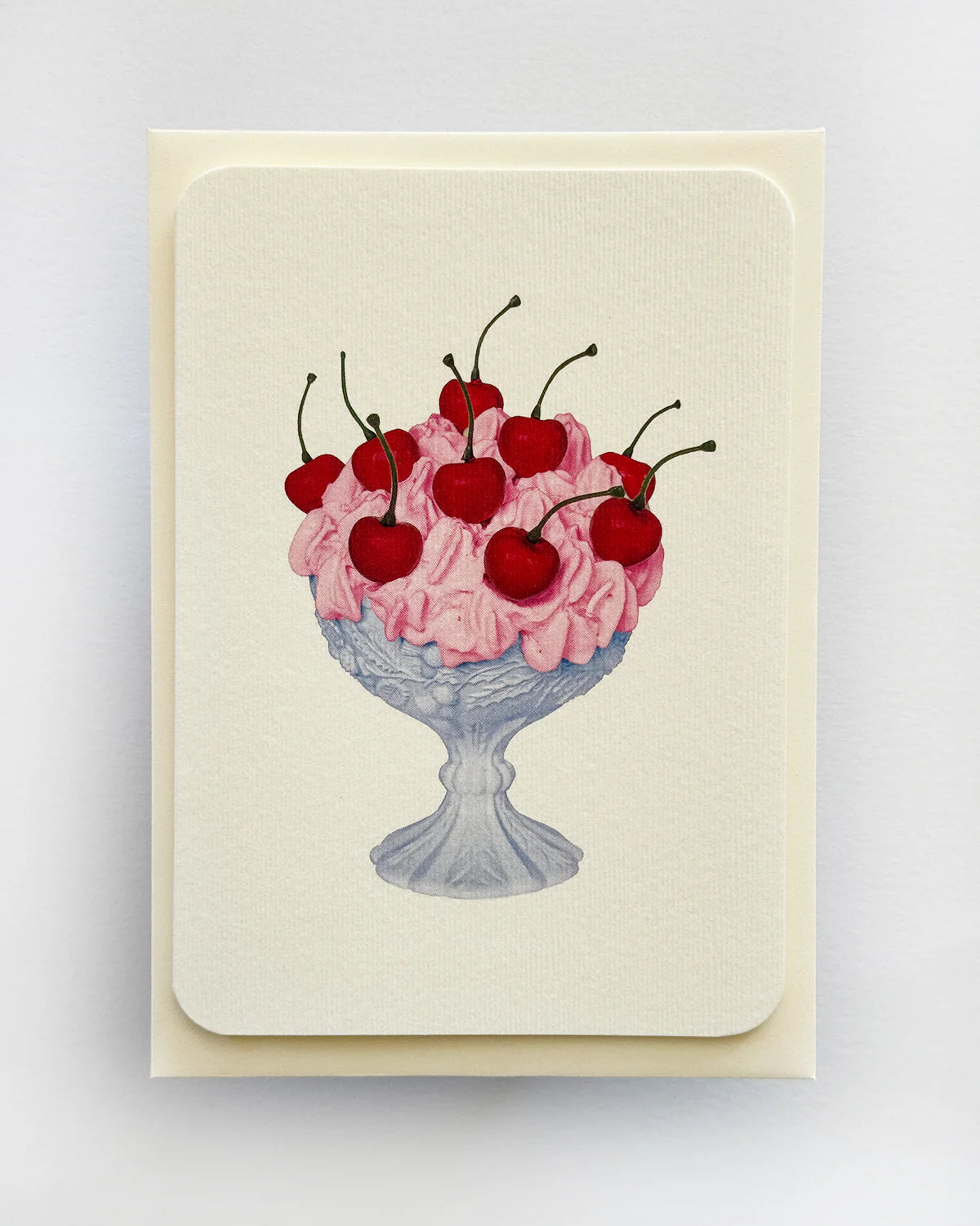 Strawberry Chantilly Cream - Greeting Card