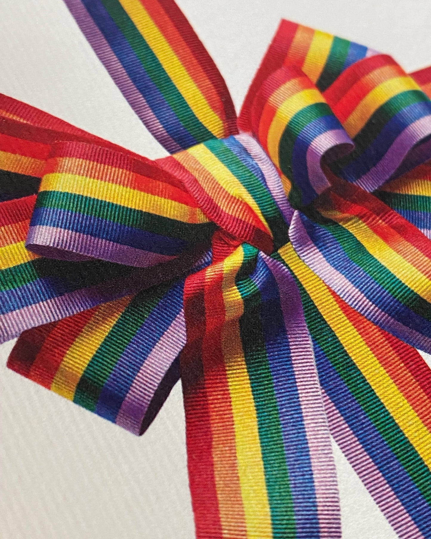 Rainbow Bow Greeting Card