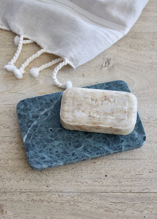 Green Marble Soap Dish