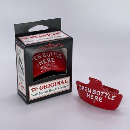 Red Wall Mount Bottle Opener