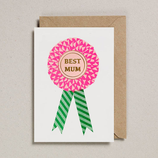 Riso Mum #3 Rosette - Greeting Card