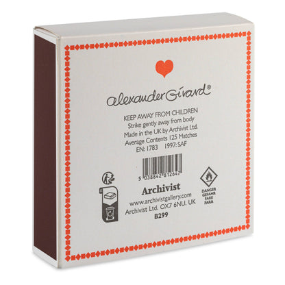 Square Matchbox - Love Heart