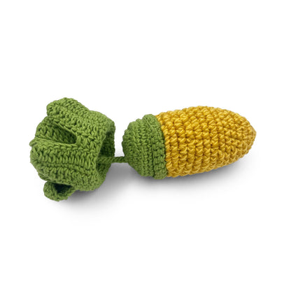 Crochet Rattle - Corn
