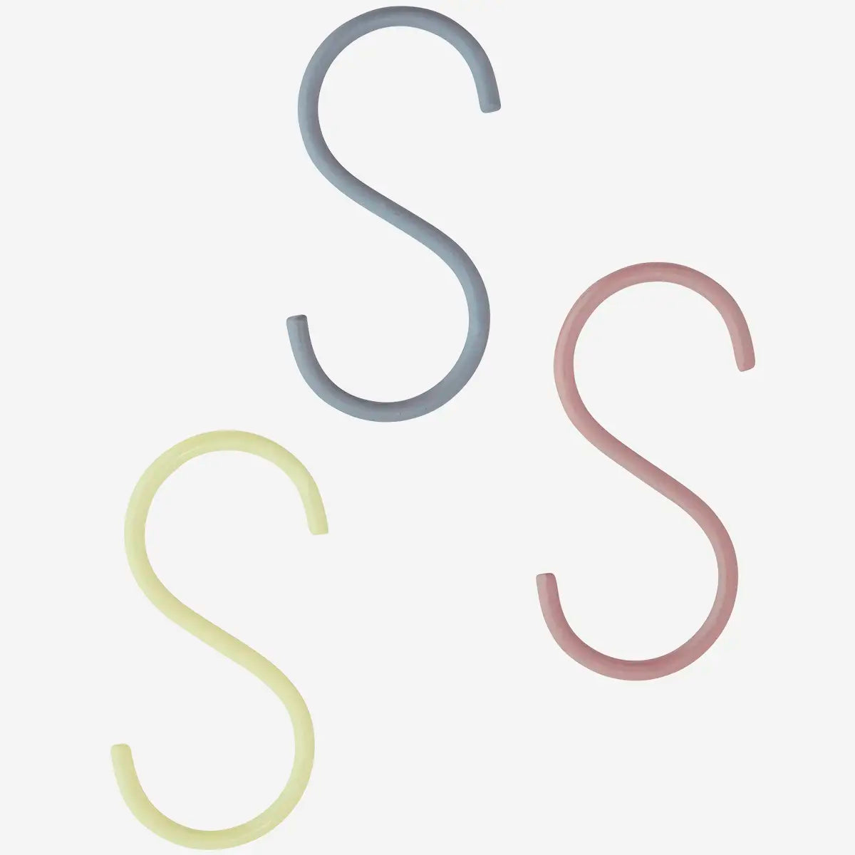Iron S-Hook - Yellow, Rose, Grey
