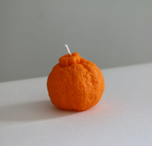 Orange Unscented Soy Candle
