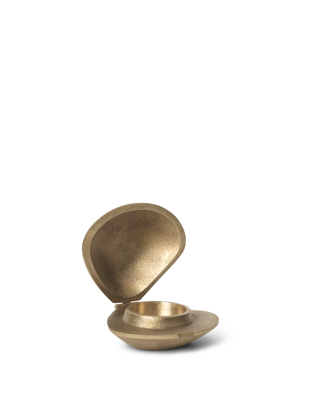 Brass Clam Tea-light Holder