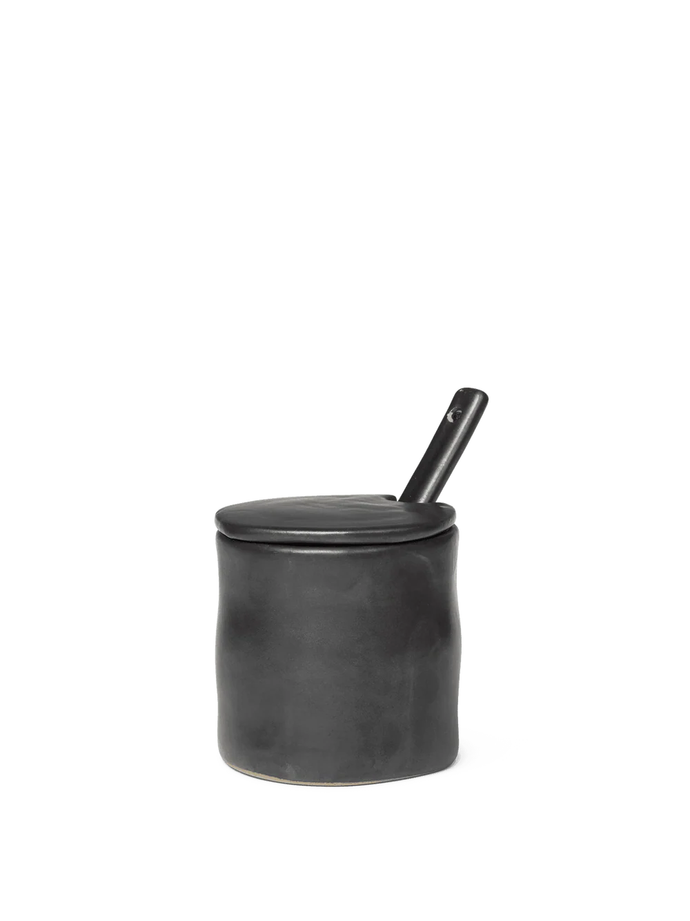 Flow Jar with Spoon / Black