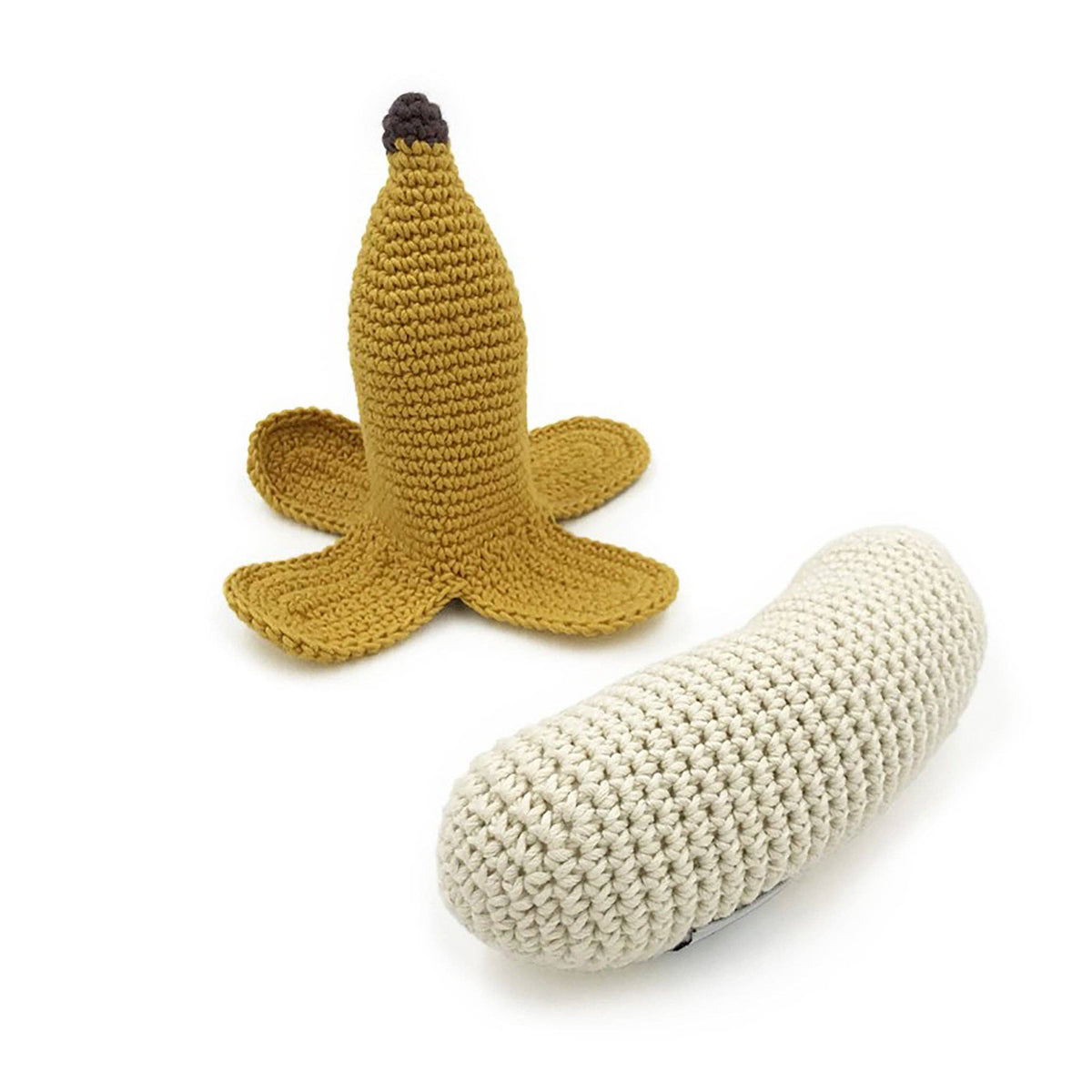 Crochet Rattle - Banana