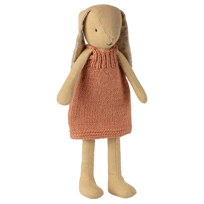 Bunny Size 2 - Cream Yellow in Knitted Dress
