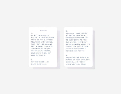 The Meaning of Life - Conversation Cards