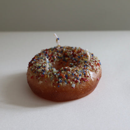 Doughnut Wax Candle